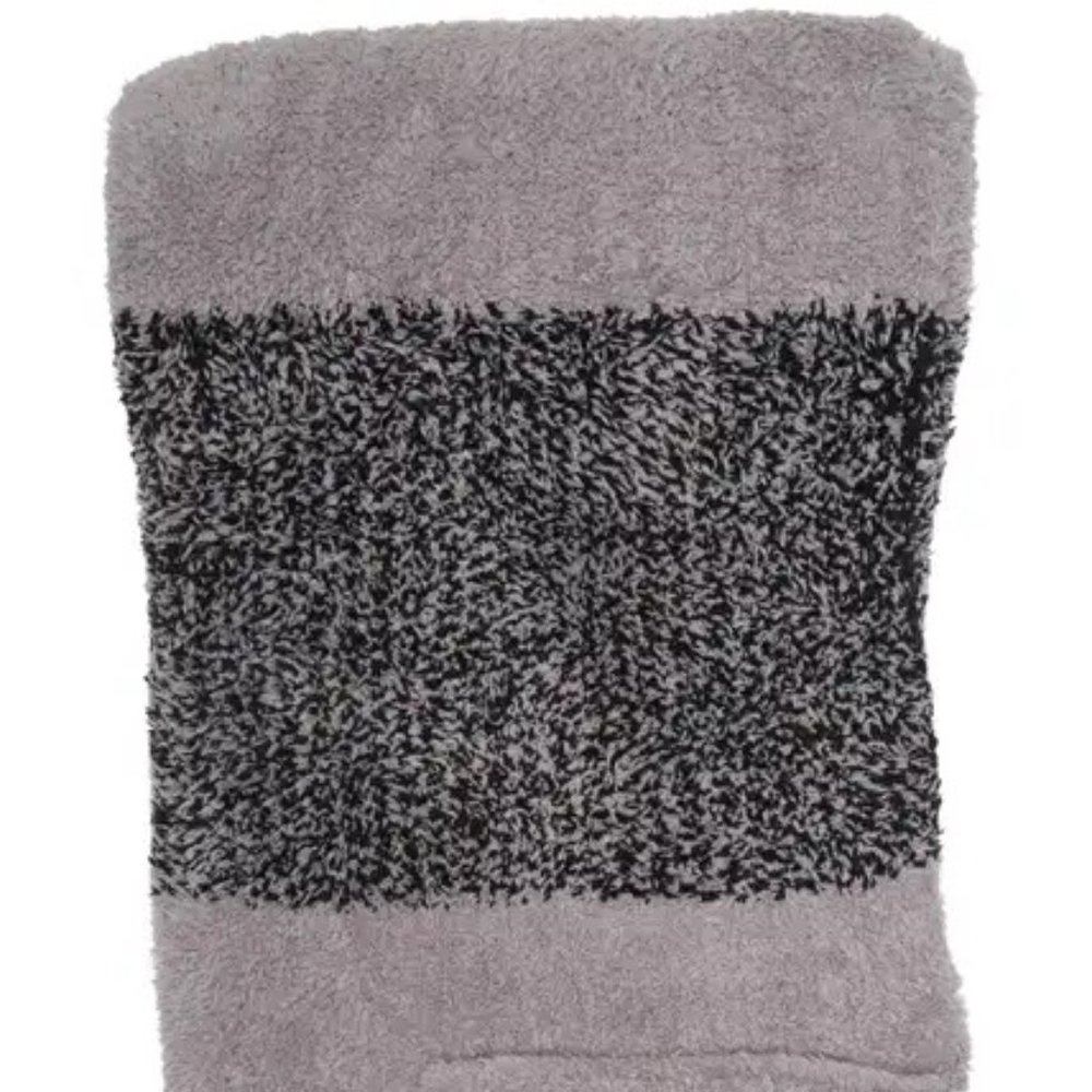 Barefoot Dreams Luxe Heathered Stripe Throw Blanket